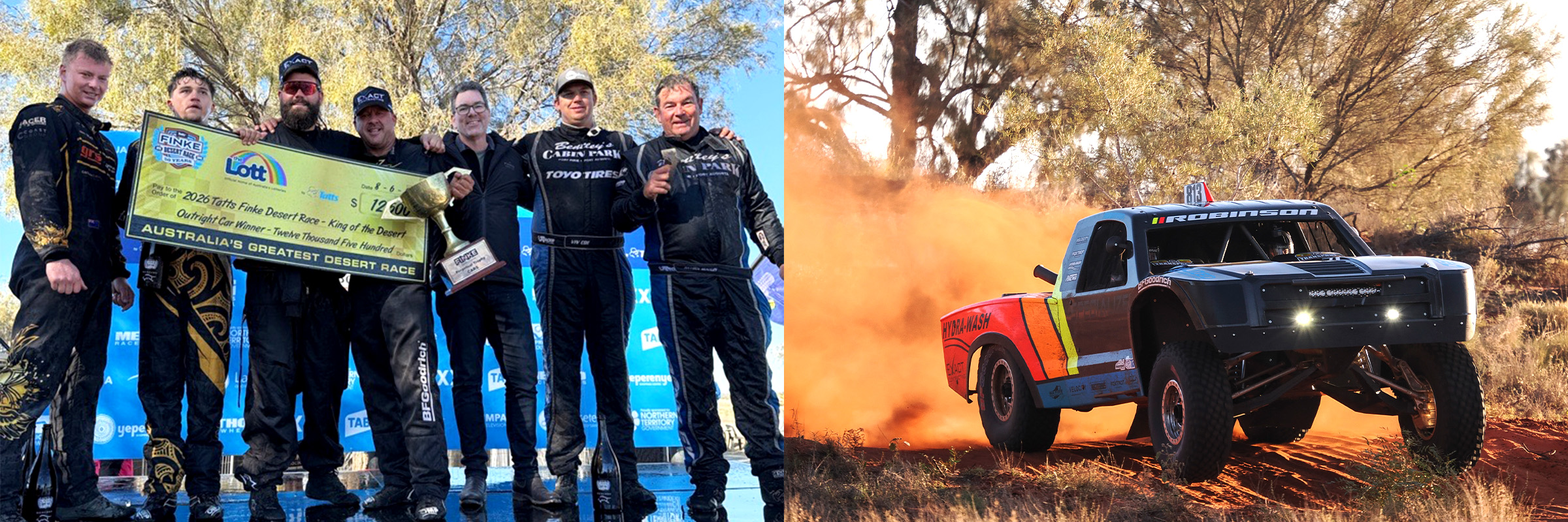 Tatts Finke Desert Race turns 50 as Hemsworth film gains momentum Hero Image